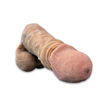 Brown prosthetic penis realistic. attachable ftm prosthetic